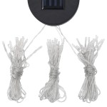vidaXL Instalație de lumini cu LED pentru foișor, cu panou solar vidaXL Instalație de lumini cu LED pentru foișor, cu panou solar
