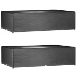 vidaXL Huse mobilier grădină, 2 buc, 16 ocheți, 325x205x90 cm, pătrat vidaXL Huse mobilier grădină, 2 buc, 16 ocheți, 325x205x90 cm, pătrat
