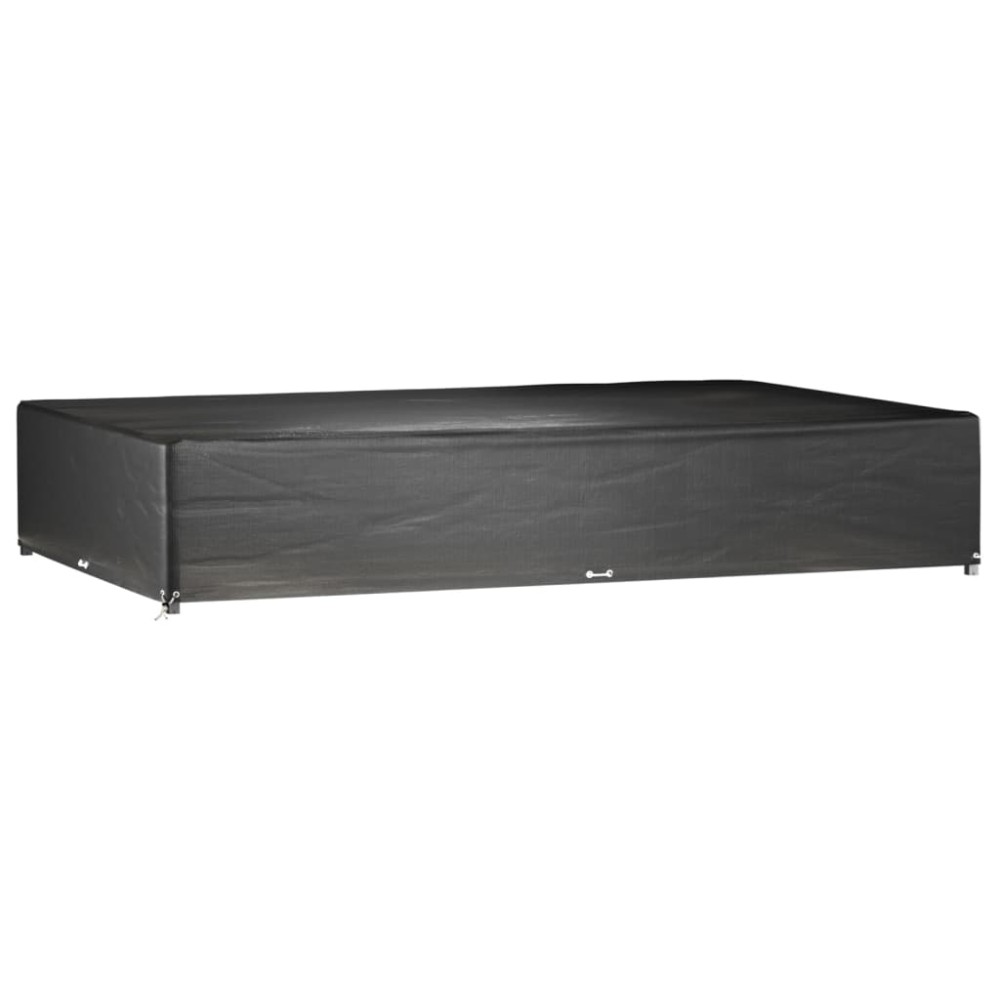 vidaXL Huse mobilier grădină, 2 buc, 16 ocheți, 325x205x60 cm, pătrat