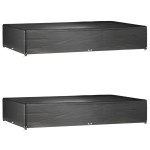 vidaXL Huse mobilier grădină, 2 buc, 16 ocheți, 325x205x60 cm, pătrat vidaXL Huse mobilier grădină, 2 buc, 16 ocheți, 325x205x60 cm, pătrat