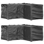 vidaXL Huse mobilier de grădină în formă de L 16 ocheți, 215x215x90 cm vidaXL Huse mobilier de grădină în formă de L 16 ocheți, 215x215x90 cm