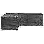 vidaXL Huse mobilier grădină formă L, 2 buc., 16 ocheți, 250x250x70 cm vidaXL Huse mobilier grădină formă L, 2 buc., 16 ocheți, 250x250x70 cm