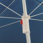 vidaXL Umbrelă de soare de grădină, stâlp din oțel, albastru, 180 cm vidaXL Umbrelă de soare de grădină, stâlp din oțel, albastru, 180 cm