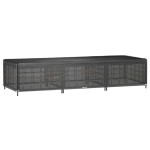 vidaXL Huse șezlong, 2 buc, 12 ocheți, 205x75x40 cm, polietilenă vidaXL Huse șezlong, 2 buc, 12 ocheți, 205x75x40 cm, polietilenă