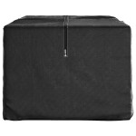 vidaXL Genți depozitare perne, 2 buc., negru 135x40x55 cm polietilenă vidaXL Genți depozitare perne, 2 buc., negru 135x40x55 cm polietilenă