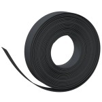vidaXL Borduri de grădină, 3 buc, negru, 10 m 10 cm, polietilenă