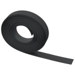 vidaXL Borduri de grădină, 3 buc, negru, 10 m 10 cm, polietilenă