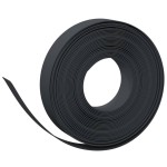 vidaXL Borduri de grădină, 5 buc, negru, 10 m 10 cm, polietilenă