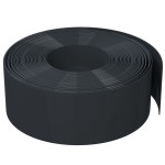 vidaXL Borduri de grădină, 5 buc, negru, 10 m 20 cm, polietilenă