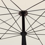 vidaXL Umbrelă de grădină cu stâlp, nisipiu, 200x130 cm vidaXL Umbrelă de grădină cu stâlp, nisipiu, 200x130 cm