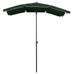 vidaXL Umbrelă de grădină cu stâlp, verde, 200x130 cm vidaXL Umbrelă de grădină cu stâlp, verde, 200x130 cm