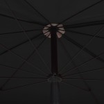 vidaXL Umbrelă de grădină cu stâlp, negru, 200x130 cm vidaXL Umbrelă de grădină cu stâlp, negru, 200x130 cm