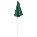 vidaXL Umbrelă de grădină cu stâlp, verde, 180x90 cm, semirotundă vidaXL Umbrelă de grădină cu stâlp, verde, 180x90 cm, semirotundă