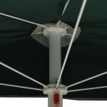 vidaXL Umbrelă de grădină cu stâlp, verde, 180x90 cm, semirotundă vidaXL Umbrelă de grădină cu stâlp, verde, 180x90 cm, semirotundă