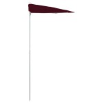 vidaXL Umbrelă de grădină cu stâlp, roșu bordo, 180x90 cm, semirotundă vidaXL Umbrelă de grădină cu stâlp, roșu bordo, 180x90 cm, semirotundă
