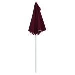 vidaXL Umbrelă de grădină cu stâlp, roșu bordo, 180x90 cm, semirotundă vidaXL Umbrelă de grădină cu stâlp, roșu bordo, 180x90 cm, semirotundă