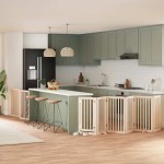 vidaXL Poartă de câini pliabilă cu ușă, 9 panouri, 450 cm, lemn plop