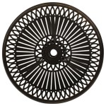 vidaXL Masă de grădină, bronz, 62x62x65 cm, aluminiu turnat