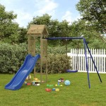 vidaXL Set de joacă pentru exterior, lemn de pin impregnat vidaXL Set de joacă pentru exterior, lemn de pin impregnat