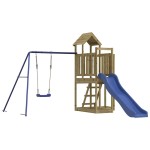 vidaXL Set de joacă pentru exterior, lemn de pin impregnat vidaXL Set de joacă pentru exterior, lemn de pin impregnat