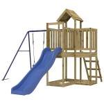 vidaXL Set de joacă pentru exterior, lemn de pin impregnat vidaXL Set de joacă pentru exterior, lemn de pin impregnat