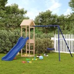 vidaXL Set de joacă pentru exterior, lemn masiv de pin vidaXL Set de joacă pentru exterior, lemn masiv de pin