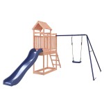 vidaXL Set de joacă pentru exterior, lemn masiv de douglas vidaXL Set de joacă pentru exterior, lemn masiv de douglas