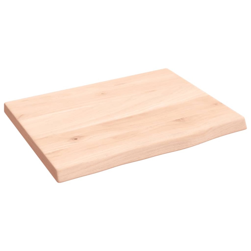 vidaXL Blat de baie, 40x30x2 cm, lemn masiv netratat