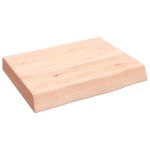 vidaXL Blat de baie, 40x30x(2-6) cm, lemn masiv netratat vidaXL Blat de baie, 40x30x(2-6) cm, lemn masiv netratat