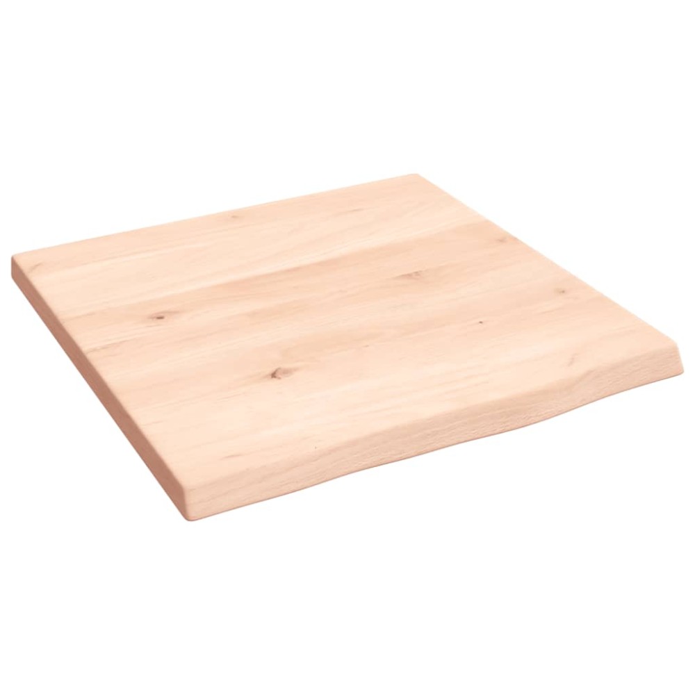 vidaXL Blat de baie, 40x40x2 cm, lemn masiv netratat