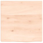 vidaXL Blat de baie, 40x40x2 cm, lemn masiv netratat vidaXL Blat de baie, 40x40x2 cm, lemn masiv netratat