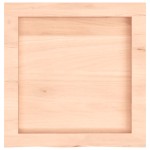 vidaXL Blat de baie, 40x40x(2-6) cm, lemn masiv netratat vidaXL Blat de baie, 40x40x(2-6) cm, lemn masiv netratat