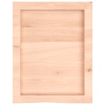 vidaXL Blat de baie, 40x50x(2-6) cm, lemn masiv netratat vidaXL Blat de baie, 40x50x(2-6) cm, lemn masiv netratat