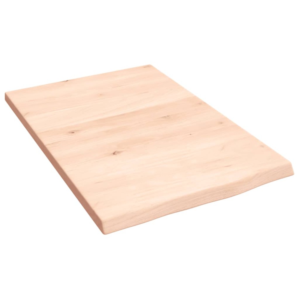 vidaXL Blat de baie, 40x60x2 cm, lemn masiv netratat