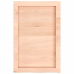 vidaXL Blat de baie, 40x60x(2-4) cm, lemn masiv netratat vidaXL Blat de baie, 40x60x(2-4) cm, lemn masiv netratat