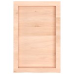 vidaXL Blat de baie, 40x60x(2-6) cm, lemn masiv netratat vidaXL Blat de baie, 40x60x(2-6) cm, lemn masiv netratat