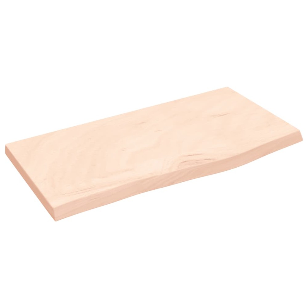 vidaXL Blat de baie, 60x30x(2-4) cm, lemn masiv netratat