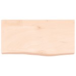 vidaXL Blat de baie, 60x30x(2-6) cm, lemn masiv netratat vidaXL Blat de baie, 60x30x(2-6) cm, lemn masiv netratat