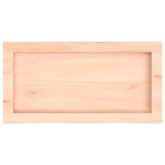 vidaXL Blat de baie, 60x30x(2-6) cm, lemn masiv netratat vidaXL Blat de baie, 60x30x(2-6) cm, lemn masiv netratat