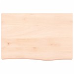 vidaXL Blat de baie, 60x40x(2-6) cm, lemn masiv netratat vidaXL Blat de baie, 60x40x(2-6) cm, lemn masiv netratat