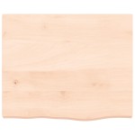 vidaXL Blat de baie, 60x50x(2-4) cm, lemn masiv netratat vidaXL Blat de baie, 60x50x(2-4) cm, lemn masiv netratat