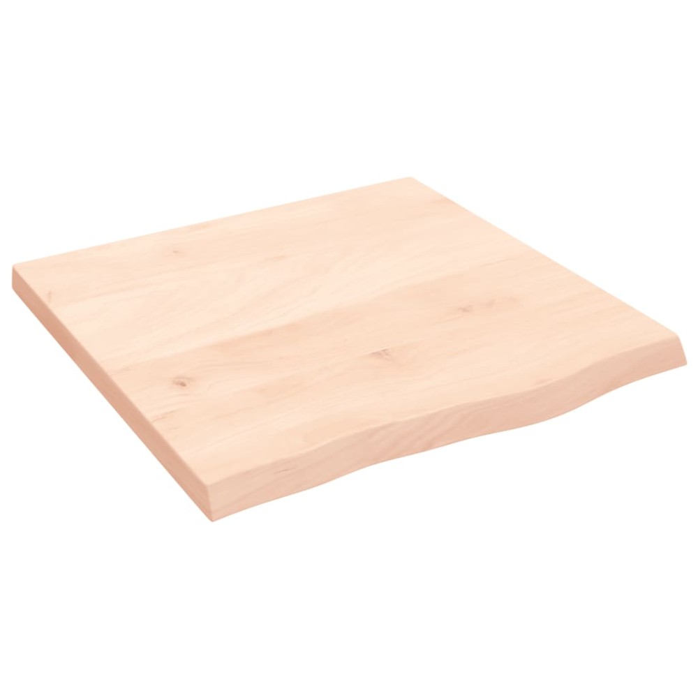 vidaXL Blat de baie, 60x60x(2-4) cm, lemn masiv netratat