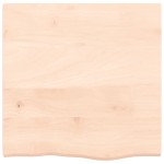 vidaXL Blat de baie, 60x60x(2-4) cm, lemn masiv netratat vidaXL Blat de baie, 60x60x(2-4) cm, lemn masiv netratat