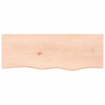 vidaXL Blat de baie, 80x30x(2-4) cm, lemn masiv netratat