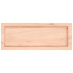 vidaXL Blat de baie, 80x30x(2-4) cm, lemn masiv netratat