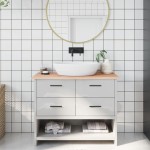 vidaXL Blat de baie, 100x30x2 cm, lemn masiv netratat vidaXL Blat de baie, 100x30x2 cm, lemn masiv netratat