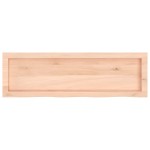 vidaXL Blat de baie, 100x30x(2-4) cm, lemn masiv netratat vidaXL Blat de baie, 100x30x(2-4) cm, lemn masiv netratat