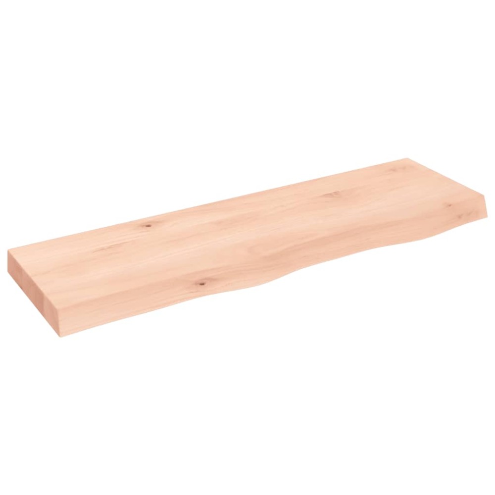 vidaXL Blat de baie, 100x30x(2-6) cm, lemn masiv netratat