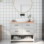 vidaXL Blat de baie, 100x40x2 cm, lemn masiv netratat vidaXL Blat de baie, 100x40x2 cm, lemn masiv netratat
