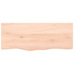 vidaXL Blat de baie, 100x40x2 cm, lemn masiv netratat vidaXL Blat de baie, 100x40x2 cm, lemn masiv netratat